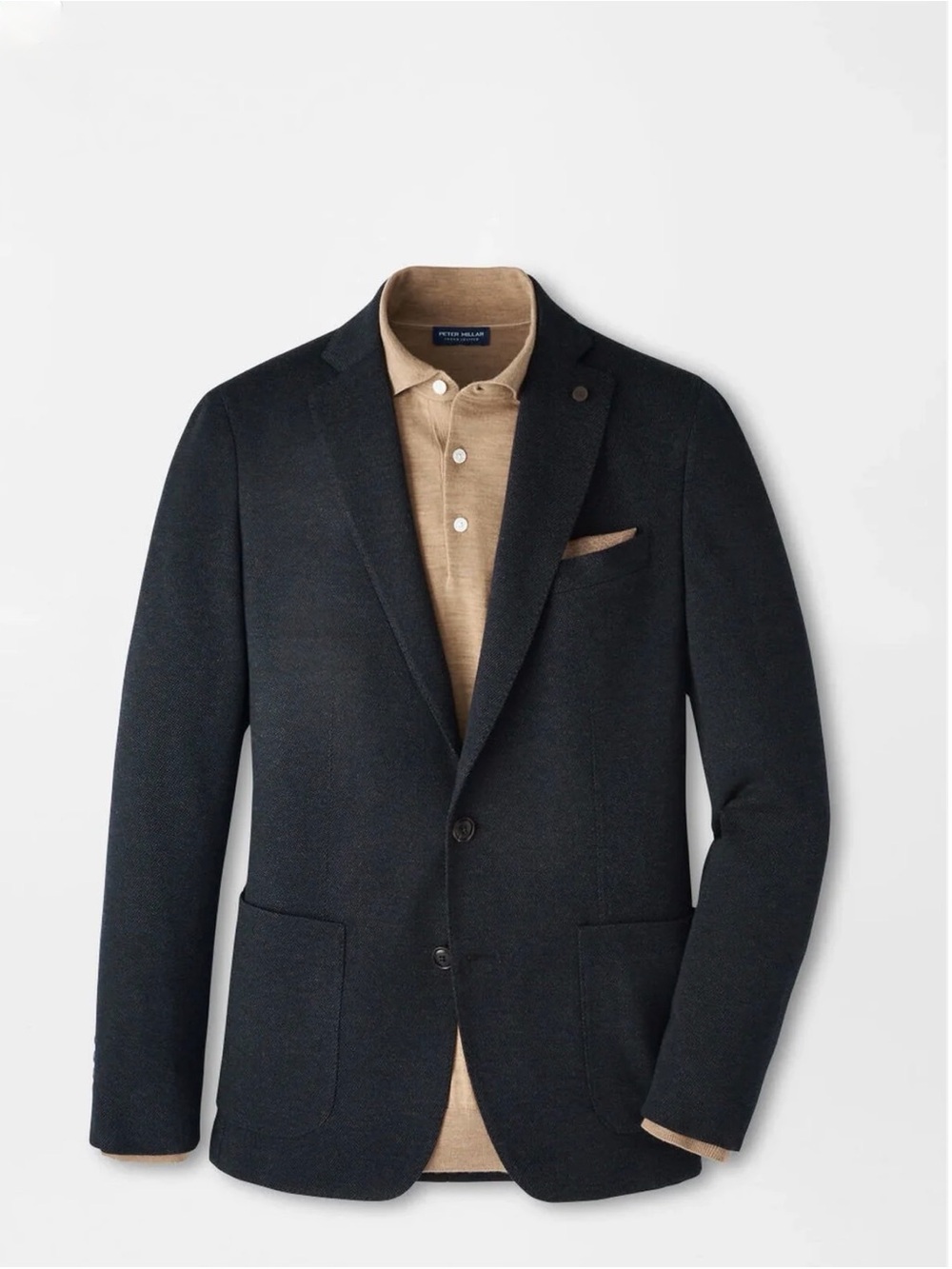 NWT Peter Millar Crown Crafted Roland Knit Soft Jacket: Dark Olive (44R)